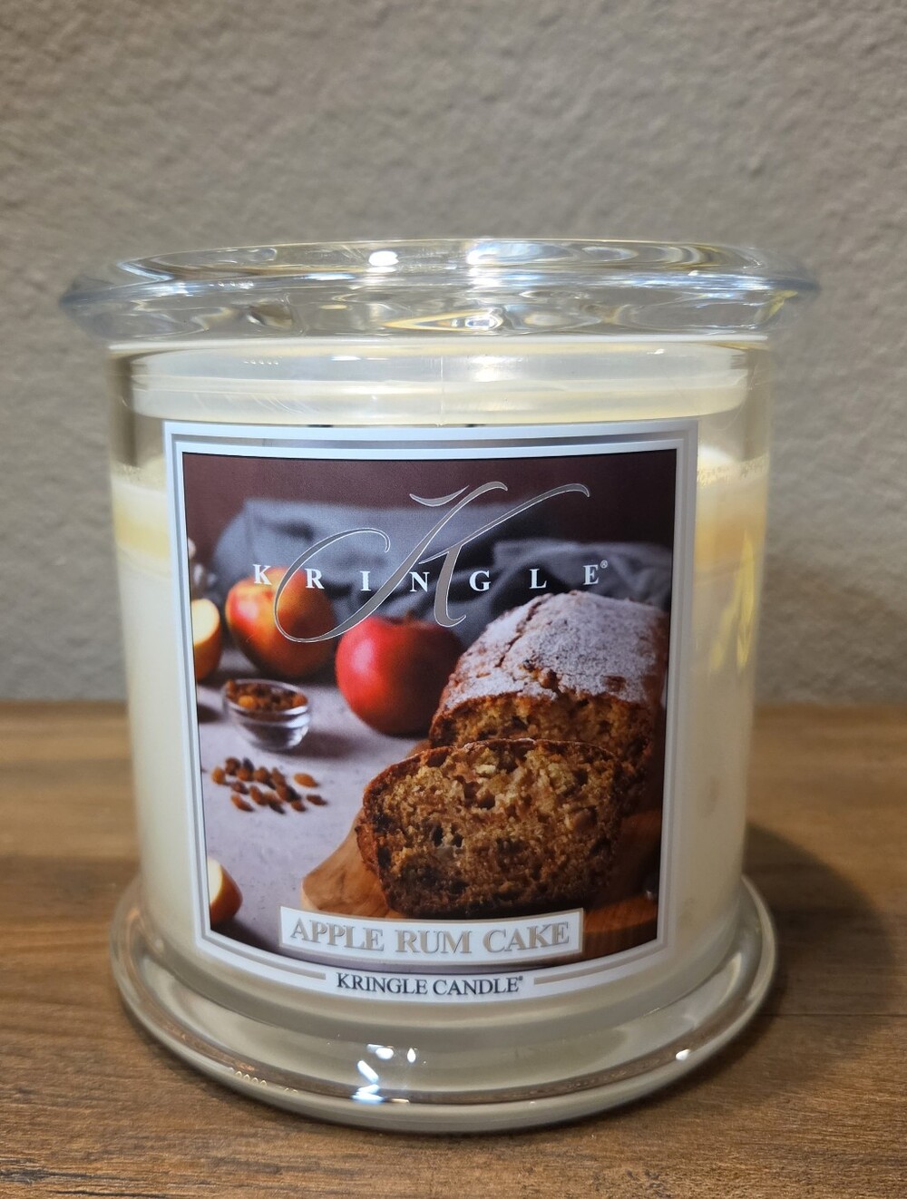Kringle Apple Rum Cake Extra Large 4 Wick Candle 32oz